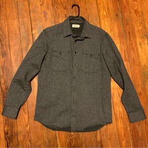 Taylor Stitch Mens Utility Shirt - Large - Grey